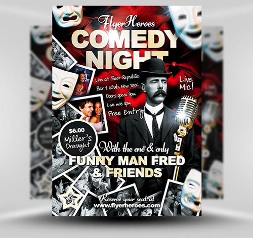 free-comedy-night-flyer-template