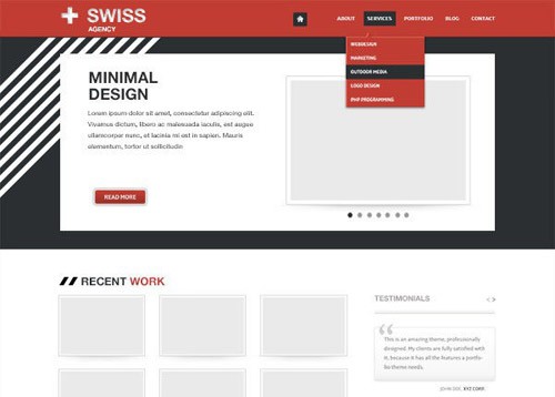 swissnewap-free-psd-website-template