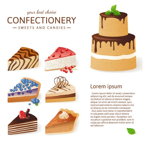 Chocolate-cake-background-vector-graphics