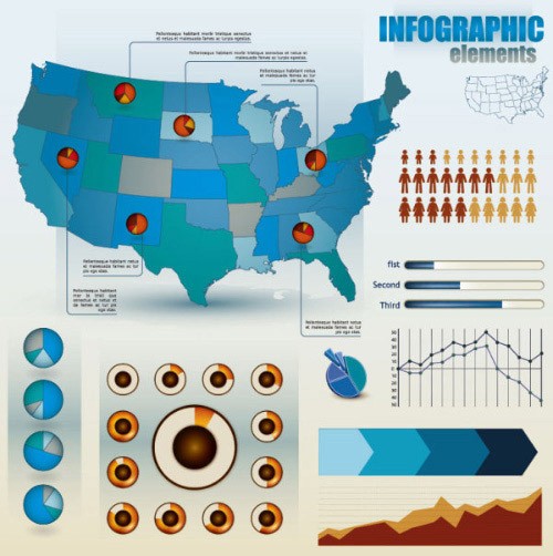Economy-Infographics-Design-Elements