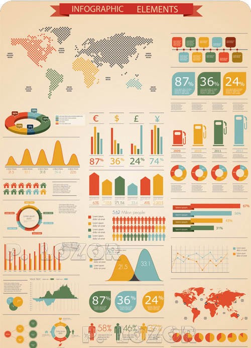 Elements-of-Infographics-Vector