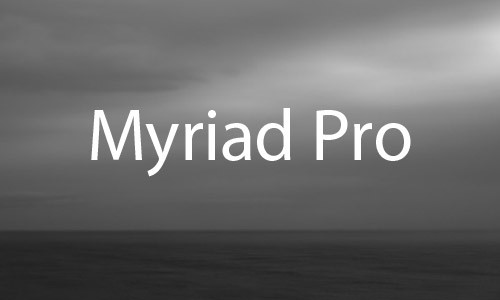 Myriad-Pro