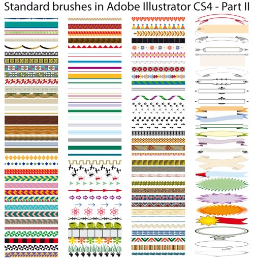 全部無料 Illustratorの無料ブラシセット44 総数900ブラシ以上 Part2 Co Jin