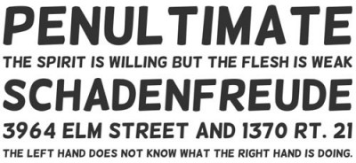 無料の欧文コミックフリーフォント/英語マンガフリーフォント70 cojin