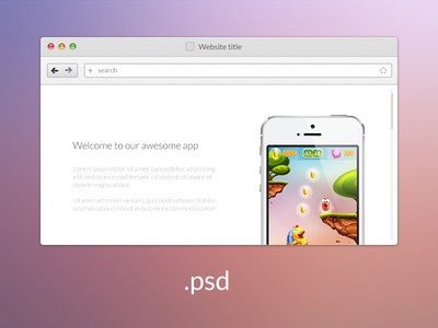 WEBデザインの勉強・参考に！プロがPhotoshopで作成したWEBサイト用無料PSDフリーテンプレート