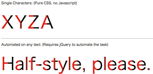 文字をカラフルに！CSSとjQueryでテキストを2〜3色で表現してしまう「HalfStyle」