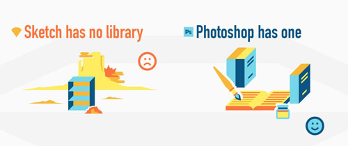 SketchとPhotoshopの特徴がよくわかる比較表「Infographic: Sketch vs Photoshop」