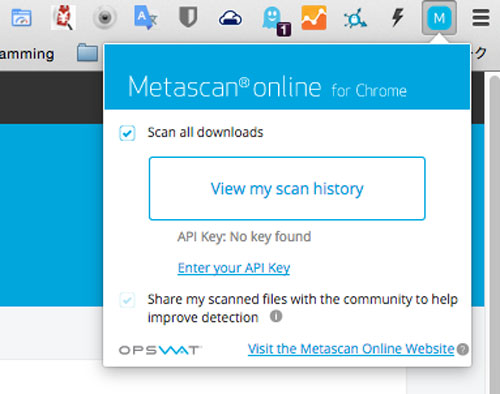 ファイルを安全にダウンロードするために！ダウロード前にマルウェアをスキャンしてくれるChrome機能拡張「Metascan Online」