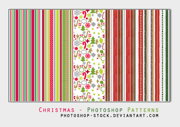 クリスマスのデザイン素材に！無料で使えるPhotoshop用シームレスパターン