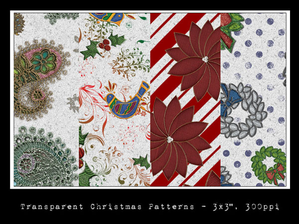 クリスマスのデザイン素材に！無料で使えるPhotoshop用シームレスパターン