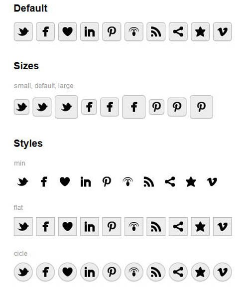 CSS-Social-Buttons
