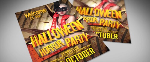 Free-PSD-Halloween-Flyer-Template