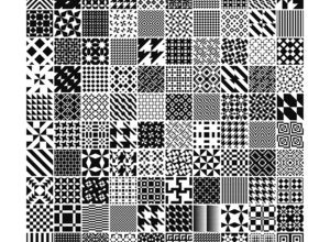 Monochrome_Geometric_Patterns_by_MartinIsaac