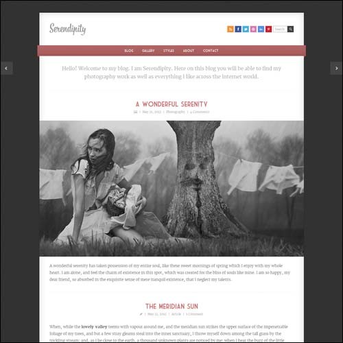 serendipity-free-html-template
